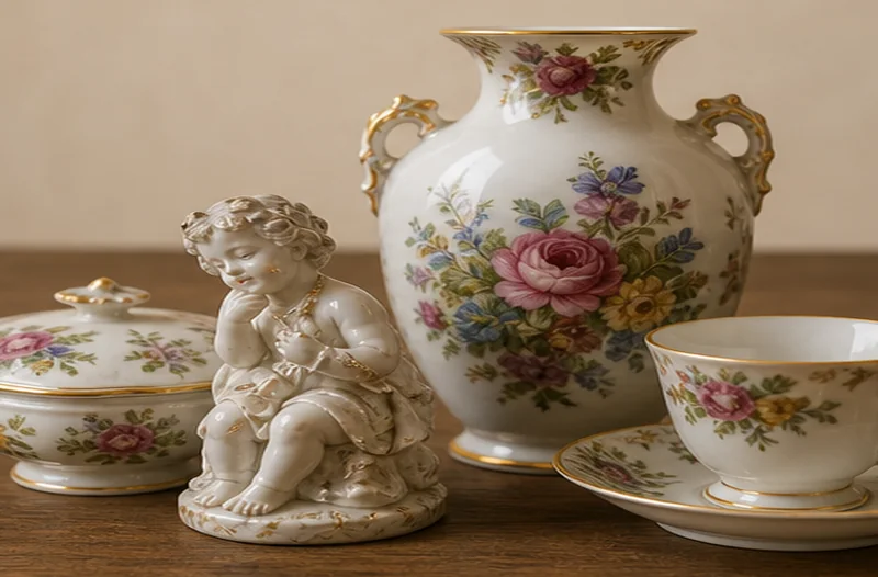 Régi porcelán készlet és figurák felvásárlása