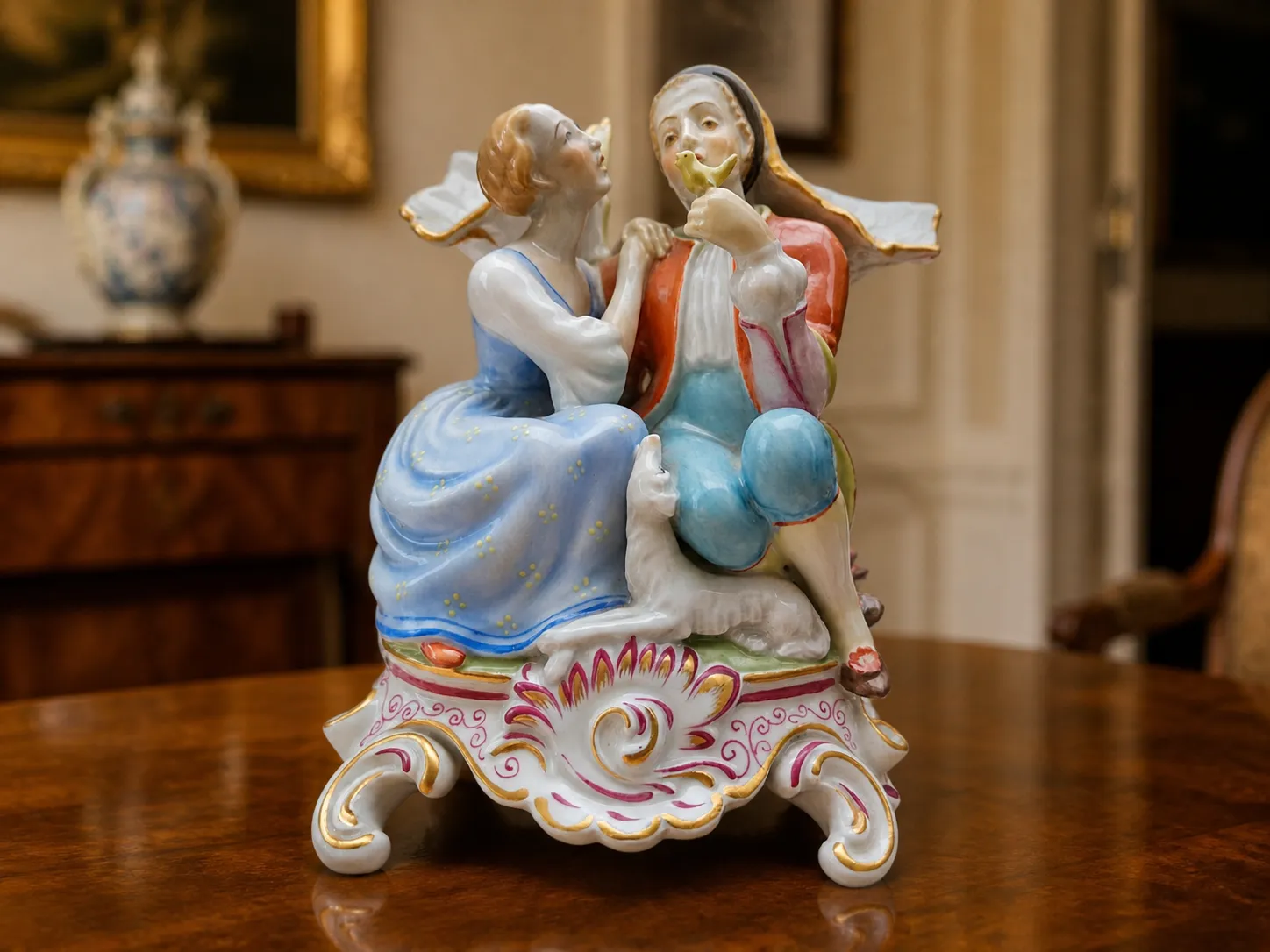 Porcelán figura