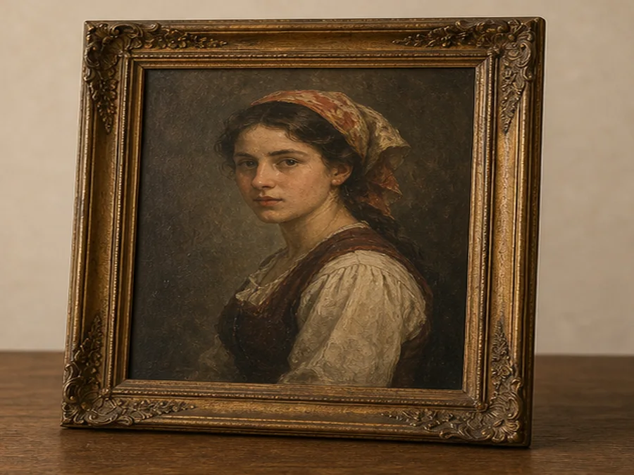 Régi portréfestmény